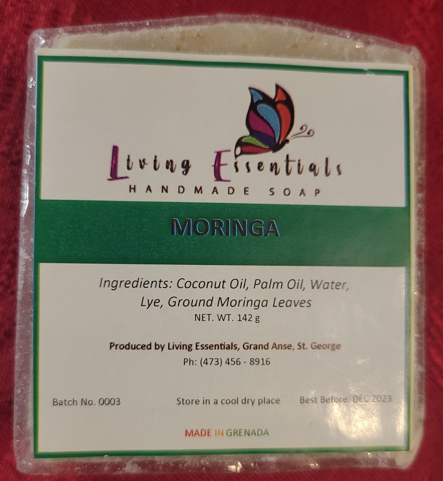 Hand Made Essential Oil & Herb Soaps Lot Of 4