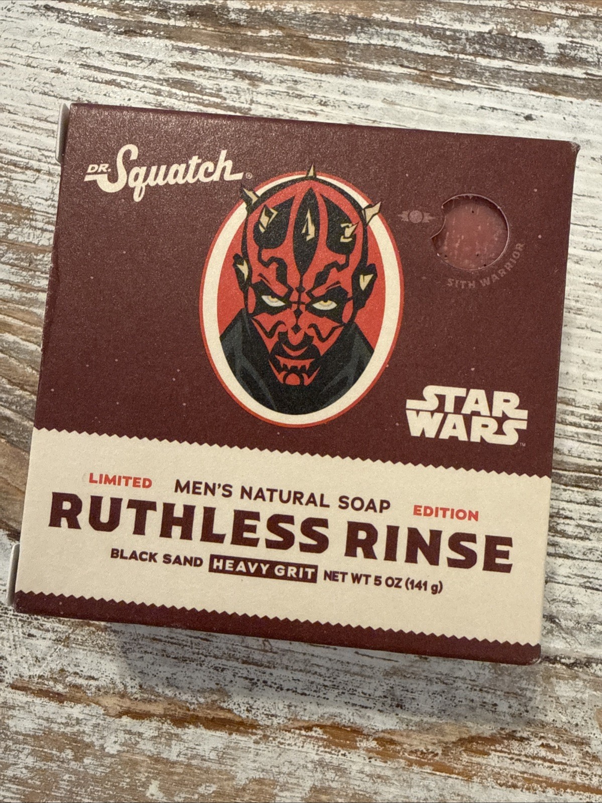 Dr. Squatch Limited Edition Star Wars Darth Maul Men’s Natural Soap!
