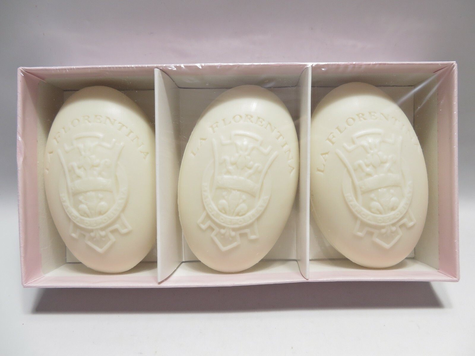 La Florentina Rose Luxury Hand Soap 5.3 oz x3 Bars Casa Fondata Florence Italy
