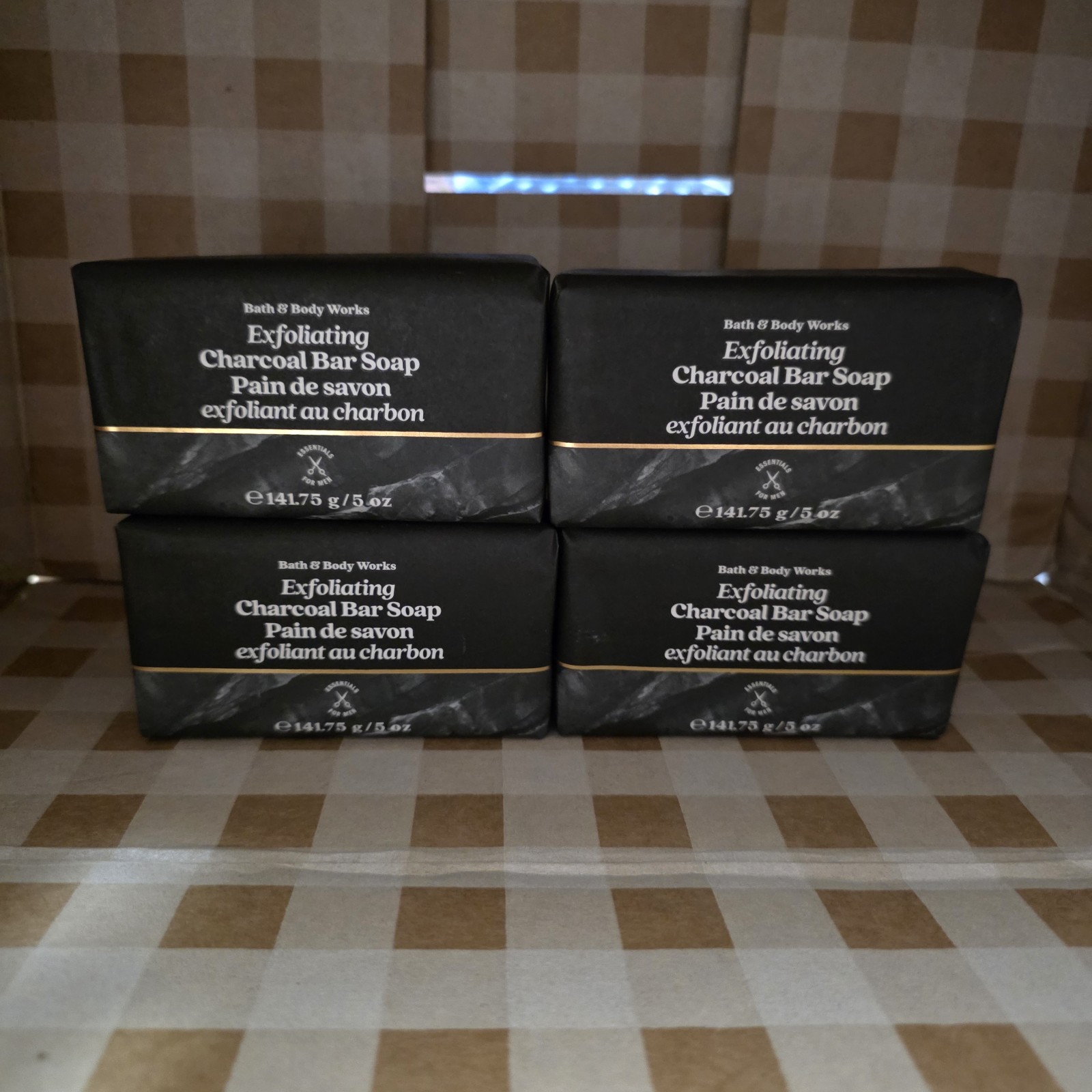 4 Charcoal Exfoliating Bar BBW bar Soap