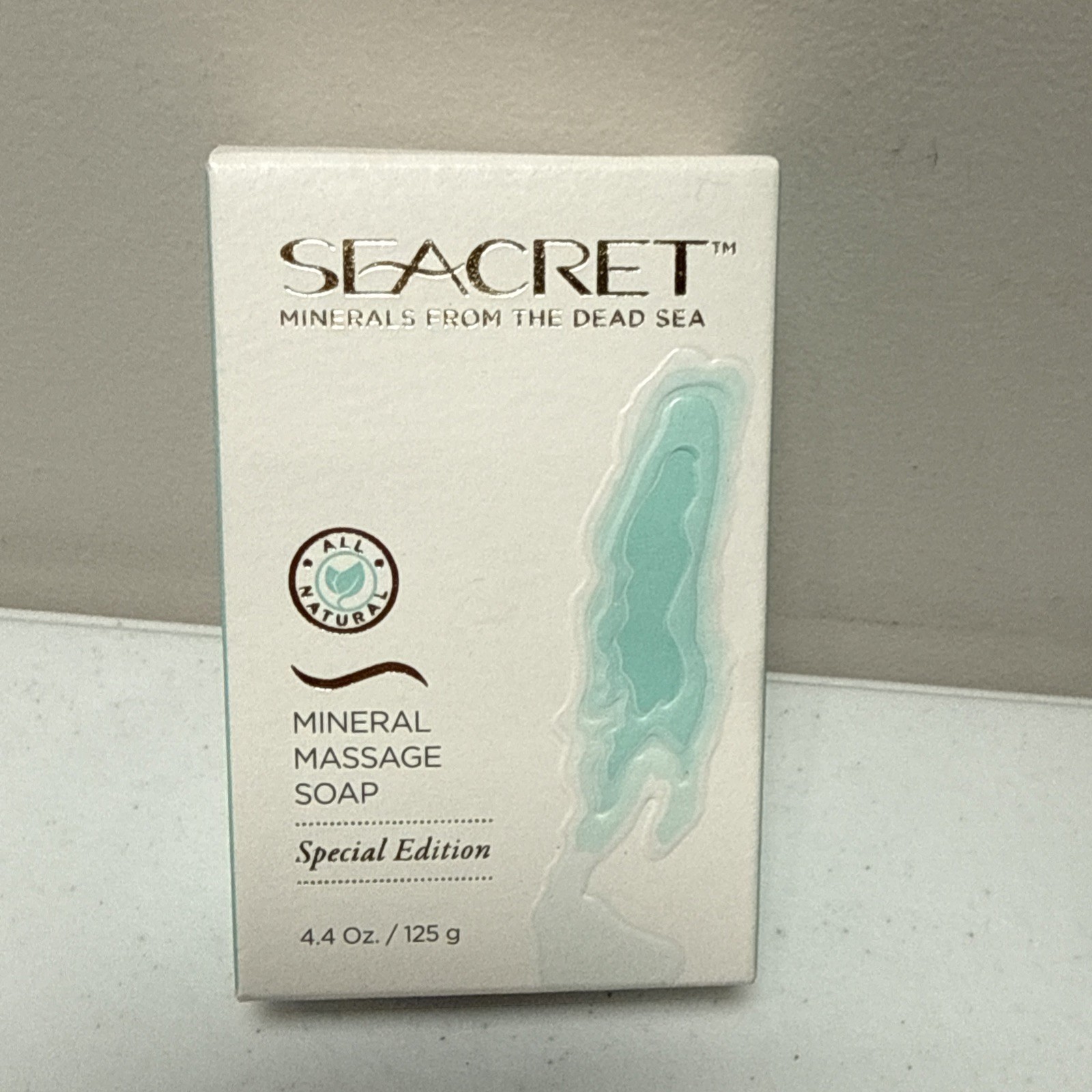 SEACRET Minerals From The Dead Sea Mineral Massage Soap 4.4oz/125g Bar