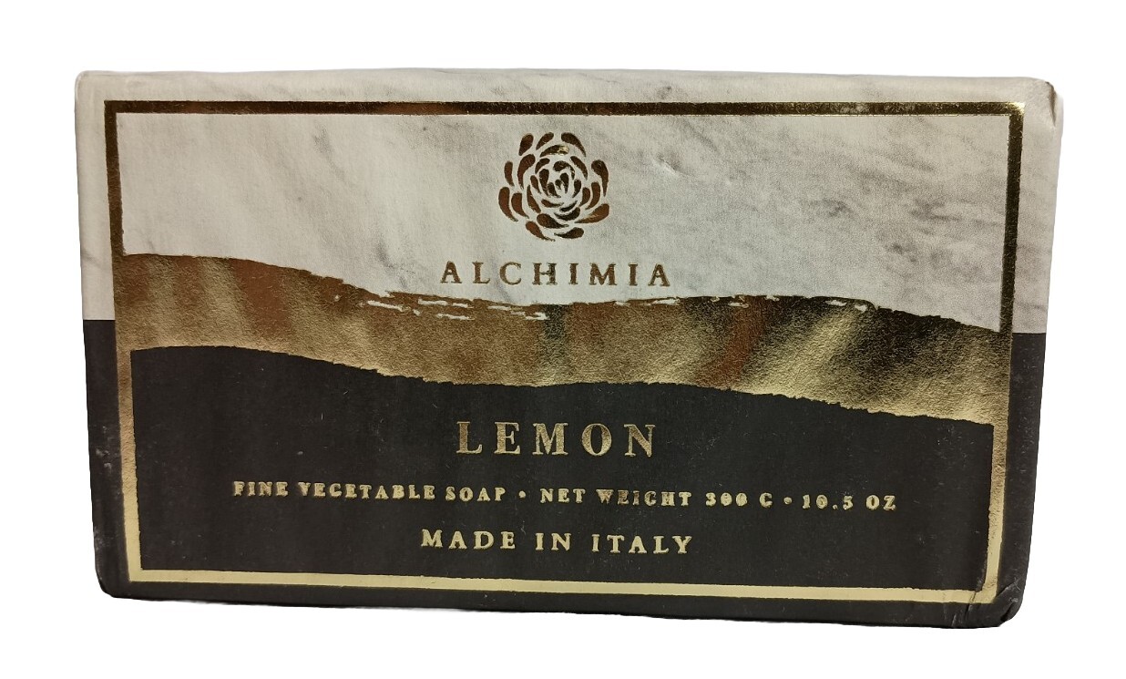 Alchimia Lemon Citron Scented Fine Vegetable Soap 10.5 oz