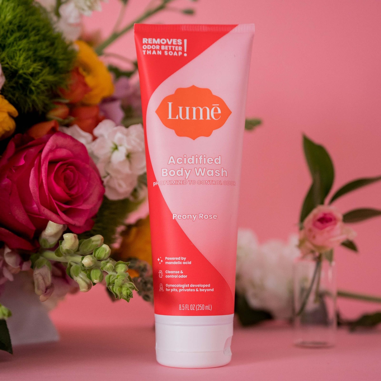 Lume Acidified Body Wash – 24 Hour Odor Control – Removes Odor Better than Soap