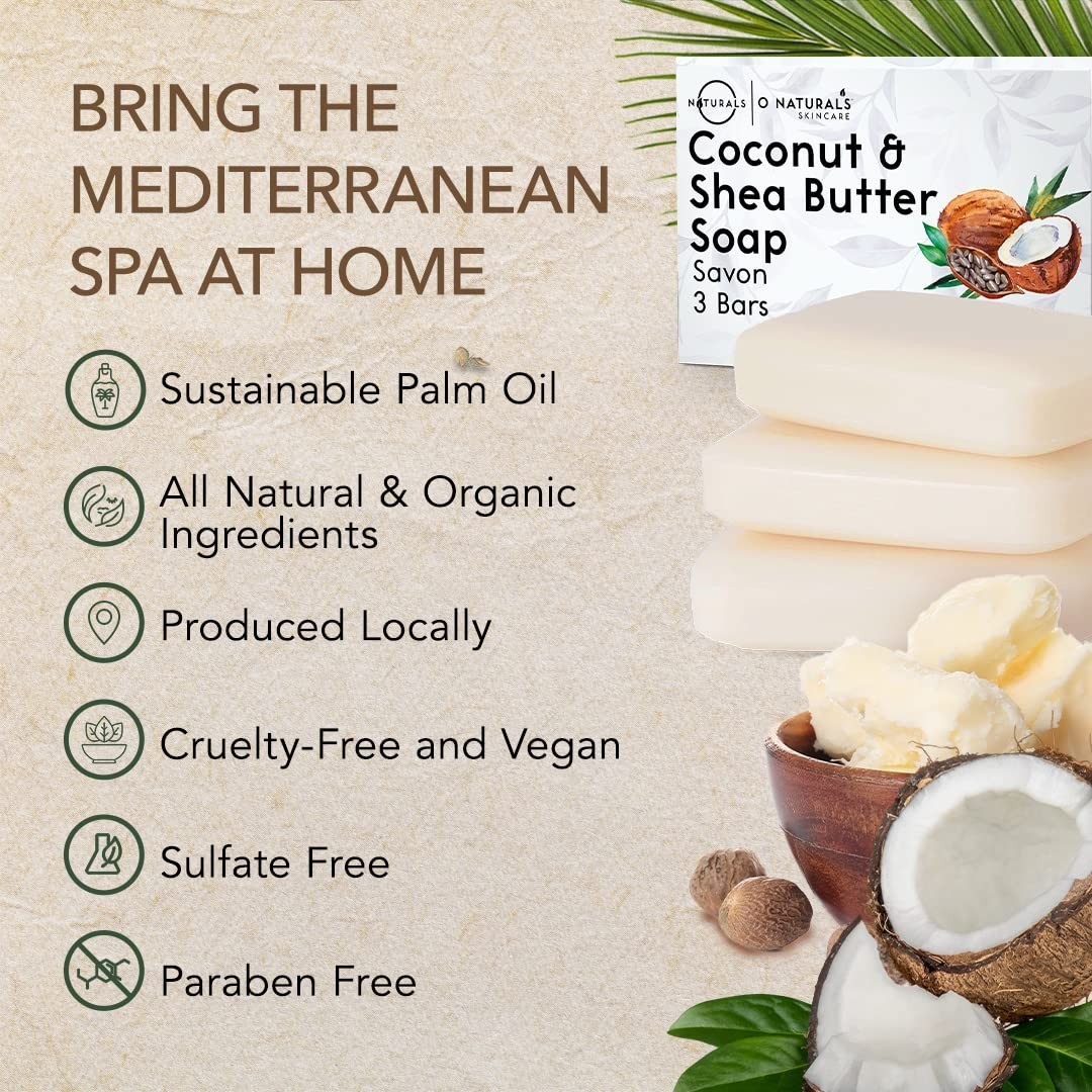 Organic 4oz Soap Bars – 100% , Cold Process Moisturizer – Gift Set