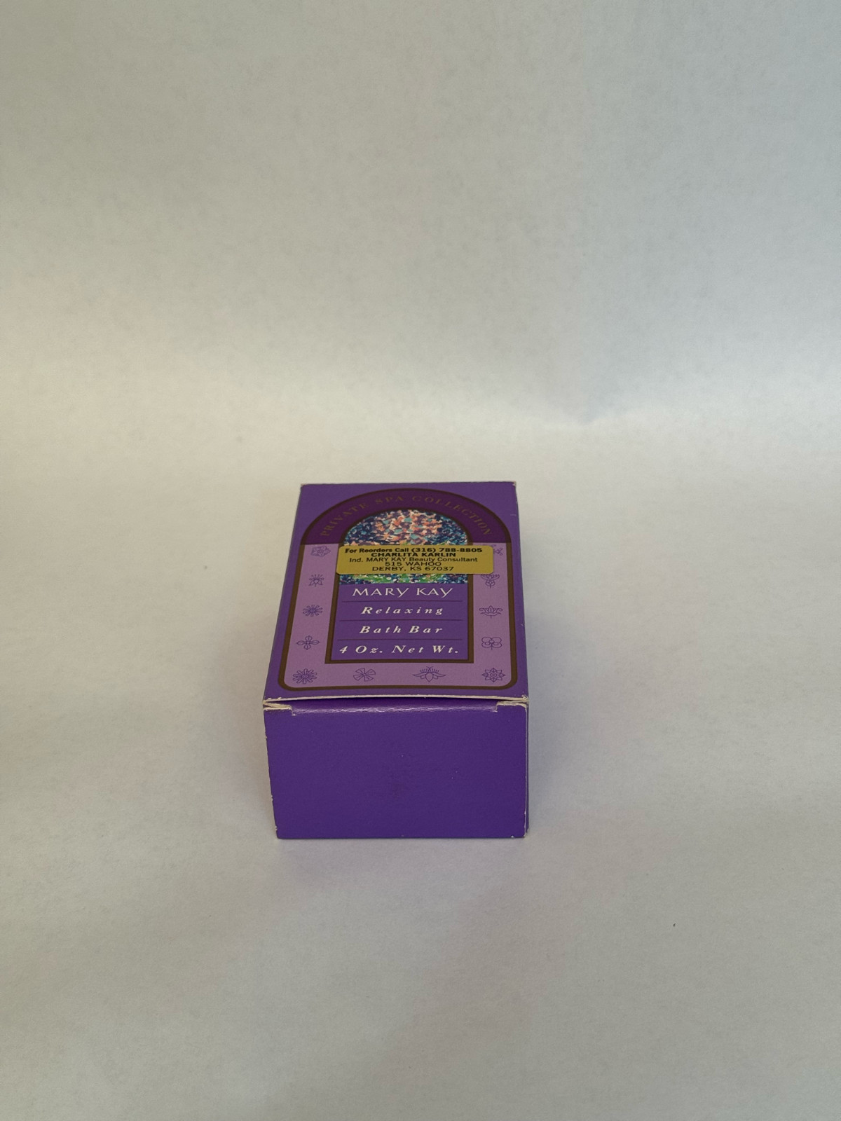Mary Kay Vintage/Discontinued Relaxing Bath Bar Private Spa Collection 4 oz.
