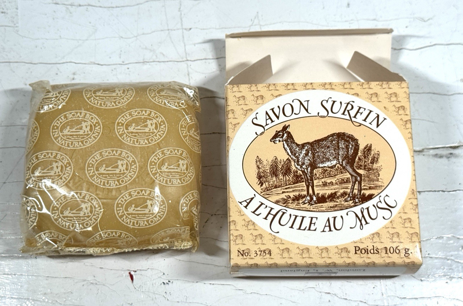 Scarce Vintage Crabtree & Evelyn OIL OF MUSK Soap 3.75oz. 1970’s NIB