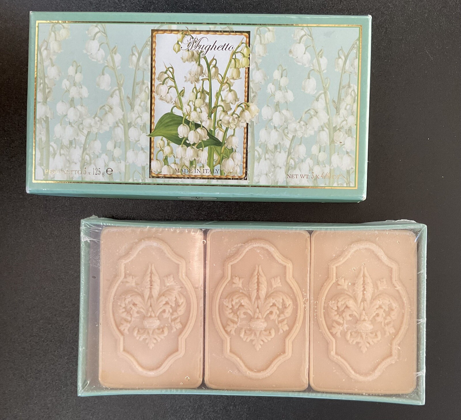 Mughetto Saponificio Artigianale Fiorentino Lily of the Valley Soaps Italy x 3