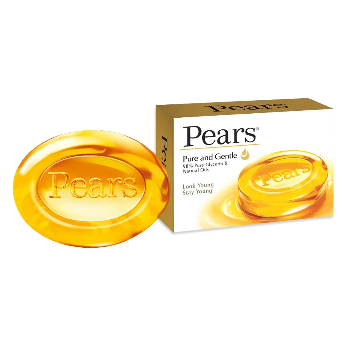 Pears Transparent Glycerin Soap 4.4 oz 12 Pack Pure & Gentle Bath Bars