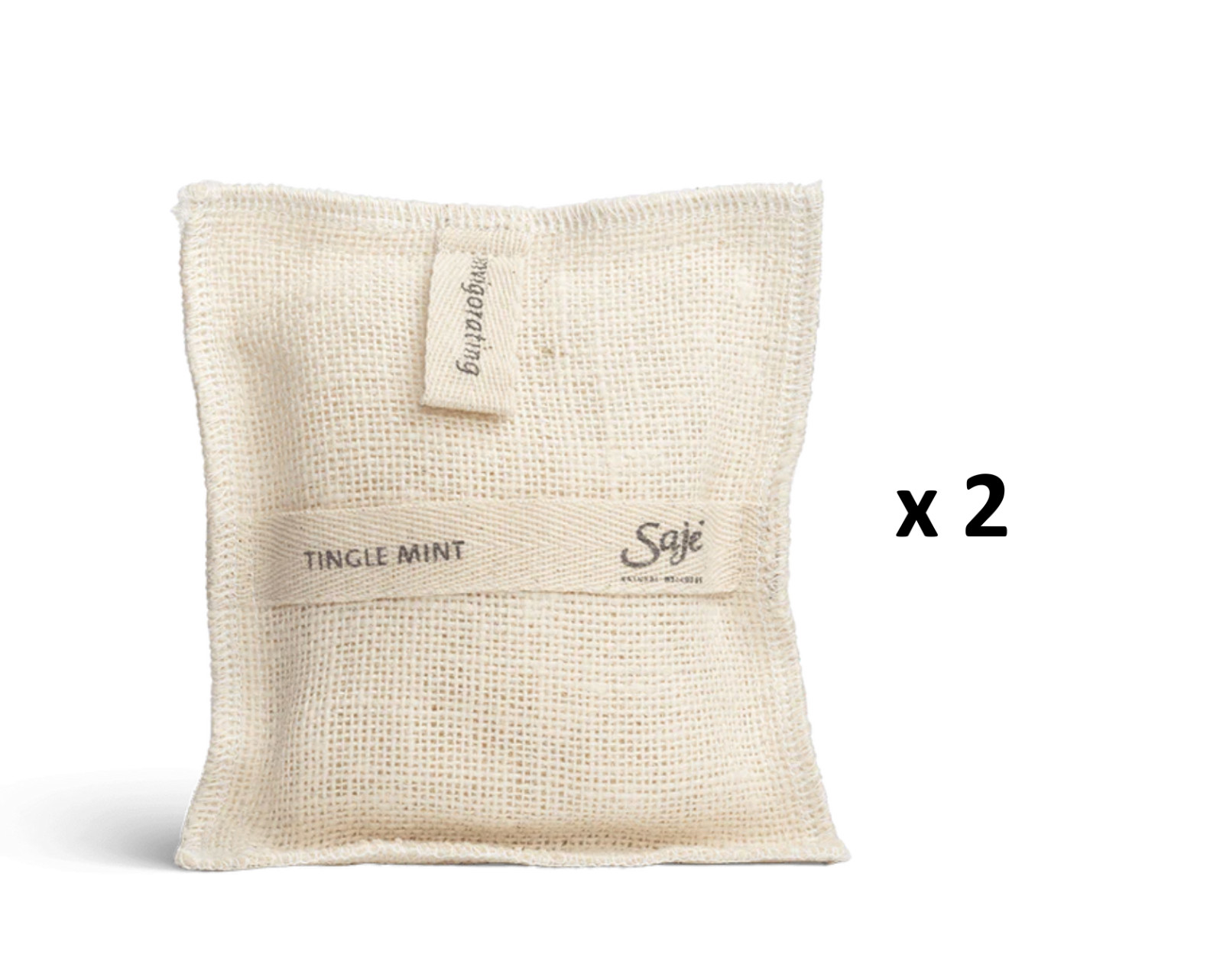 Saje Jute & Joy Tingle Mint Soap-Filled Wash Pad – Pack of 2 – FROM CANADA
