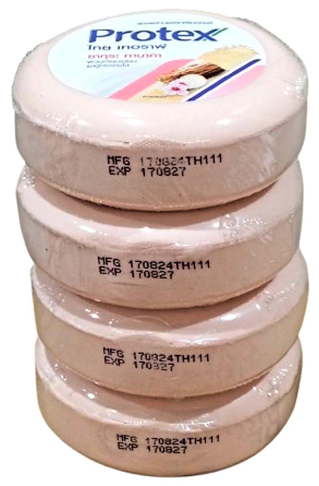 Protex Thai Therapy Soap Sakura Thanaka Face and Body 130g*4 bars with Vitamin C