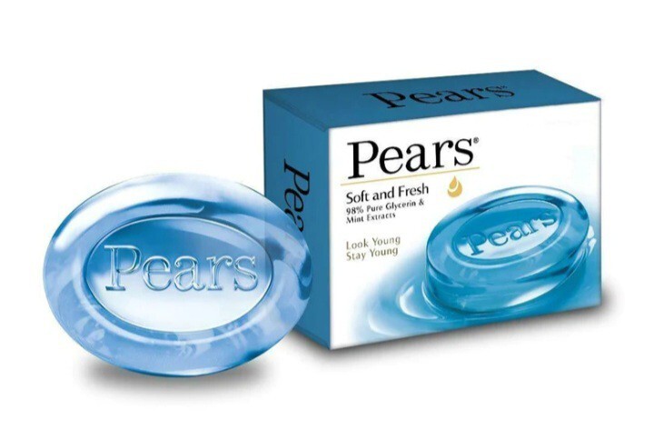 🆕️ Pears 3.53 OZ. Bar ●GLYCERIN & MINT EXTRACT● Soap Soft & Fresh 98% Pure.