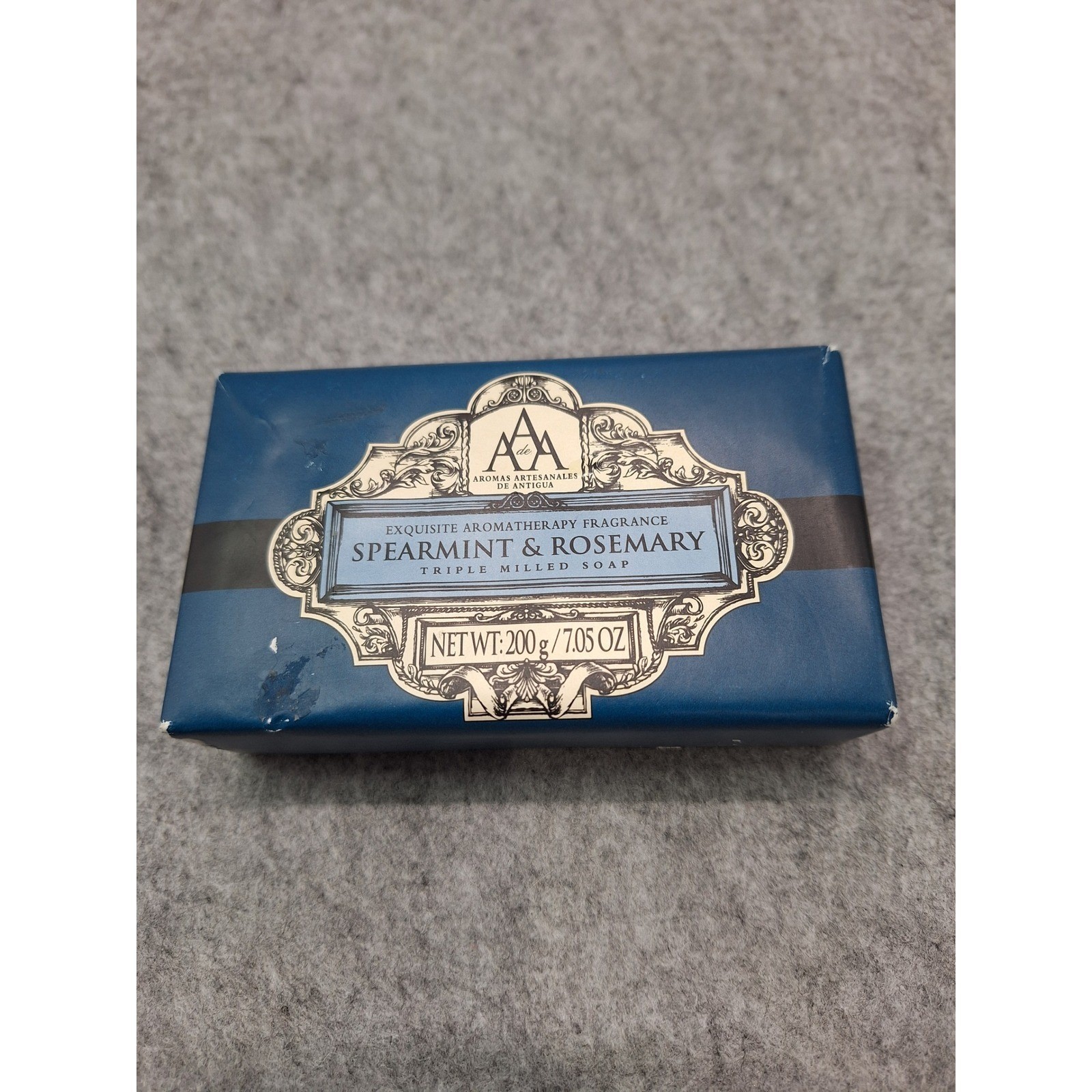 Aromas Artesanales De Antigua Spearmint Rosemary Triple Milled Soap 7.05 Oz