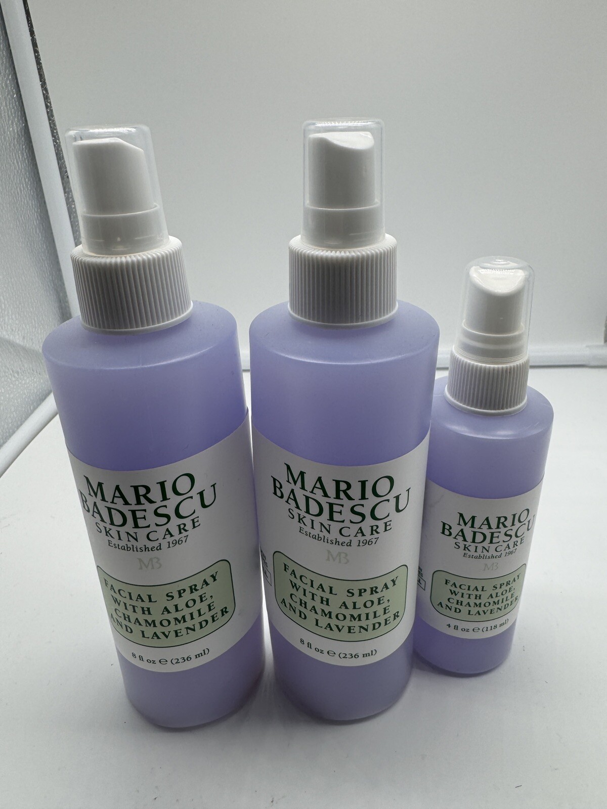 *Mario Badescu Facial Spray with Aloe, Chamomile and Lavender (Two 8 oz one 4 oz