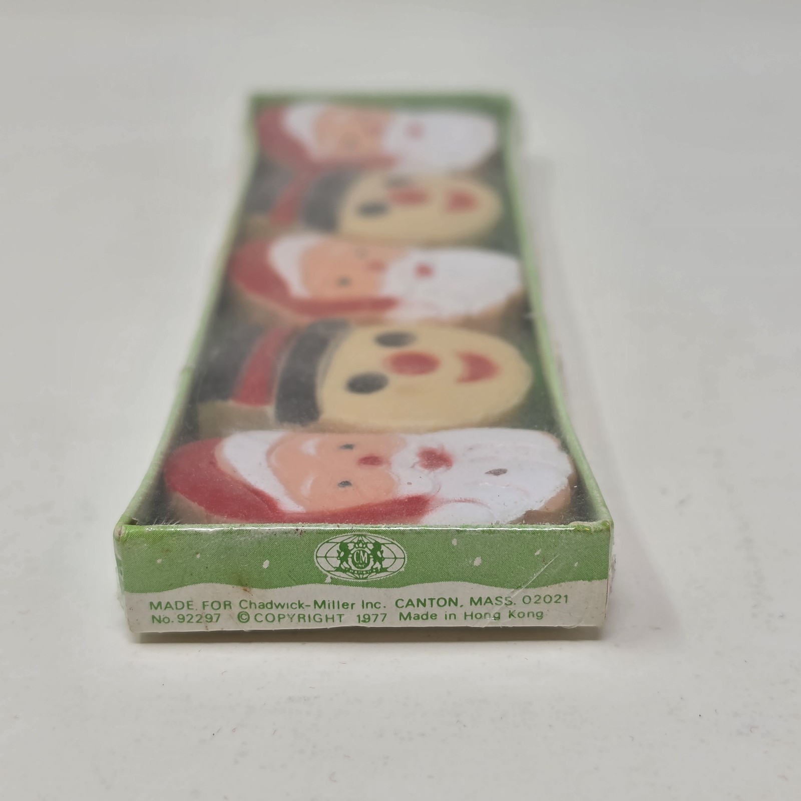 NOS 1977 Vintage Christmas Decorative Soap Santa Snowman