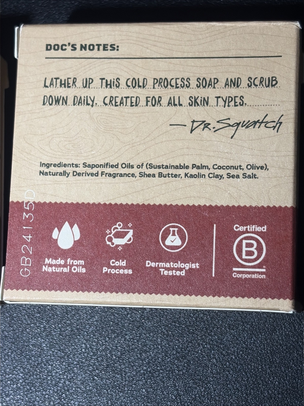 Dr. Squatch Bay Rum Natural Bar Soap for Men, 5 Oz – Pack of 2