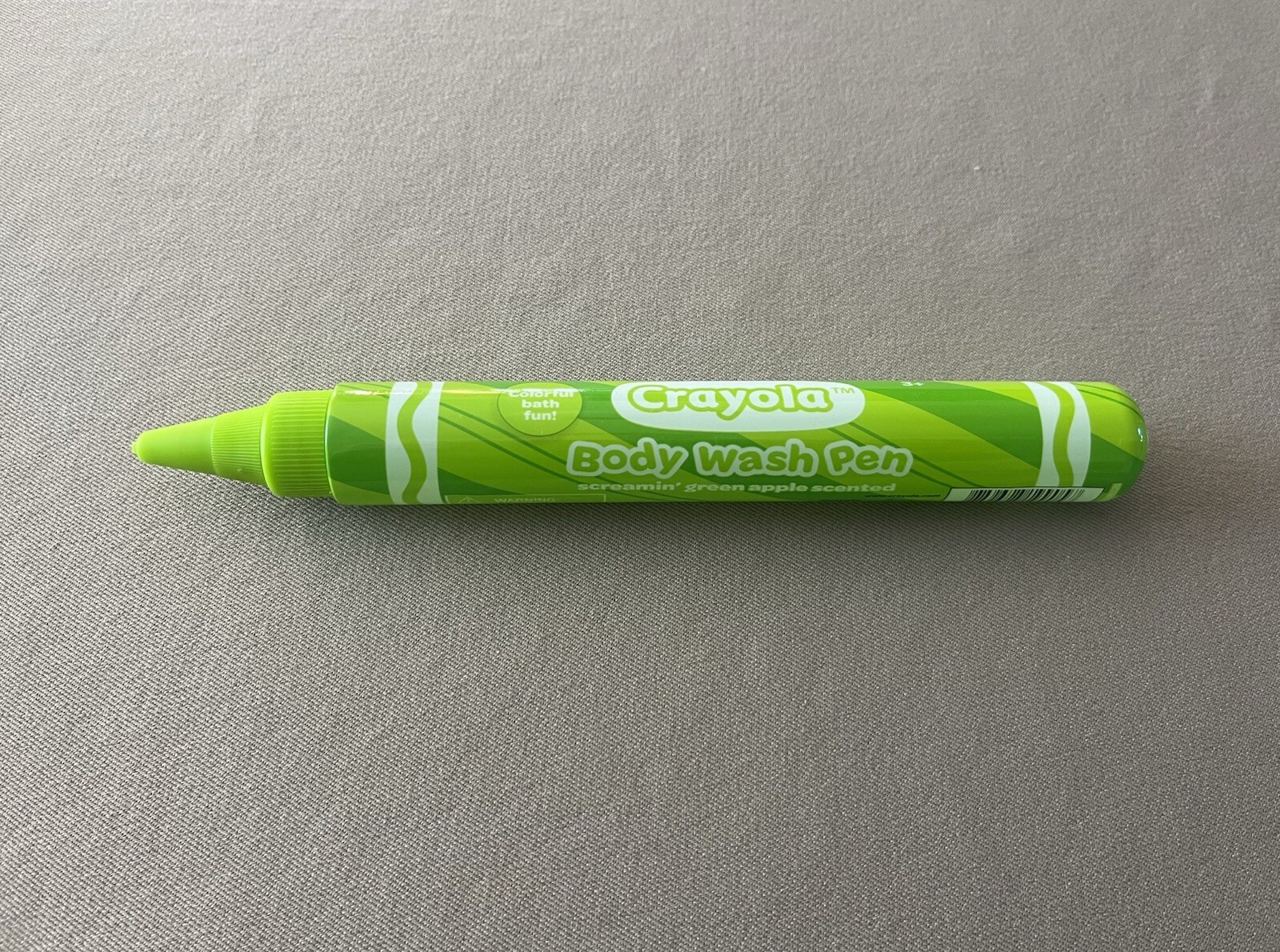 1.9 Oz Crayola Bathtub Body Wash Pen In Screamin’ Green Apple, For Ages 3+, New!