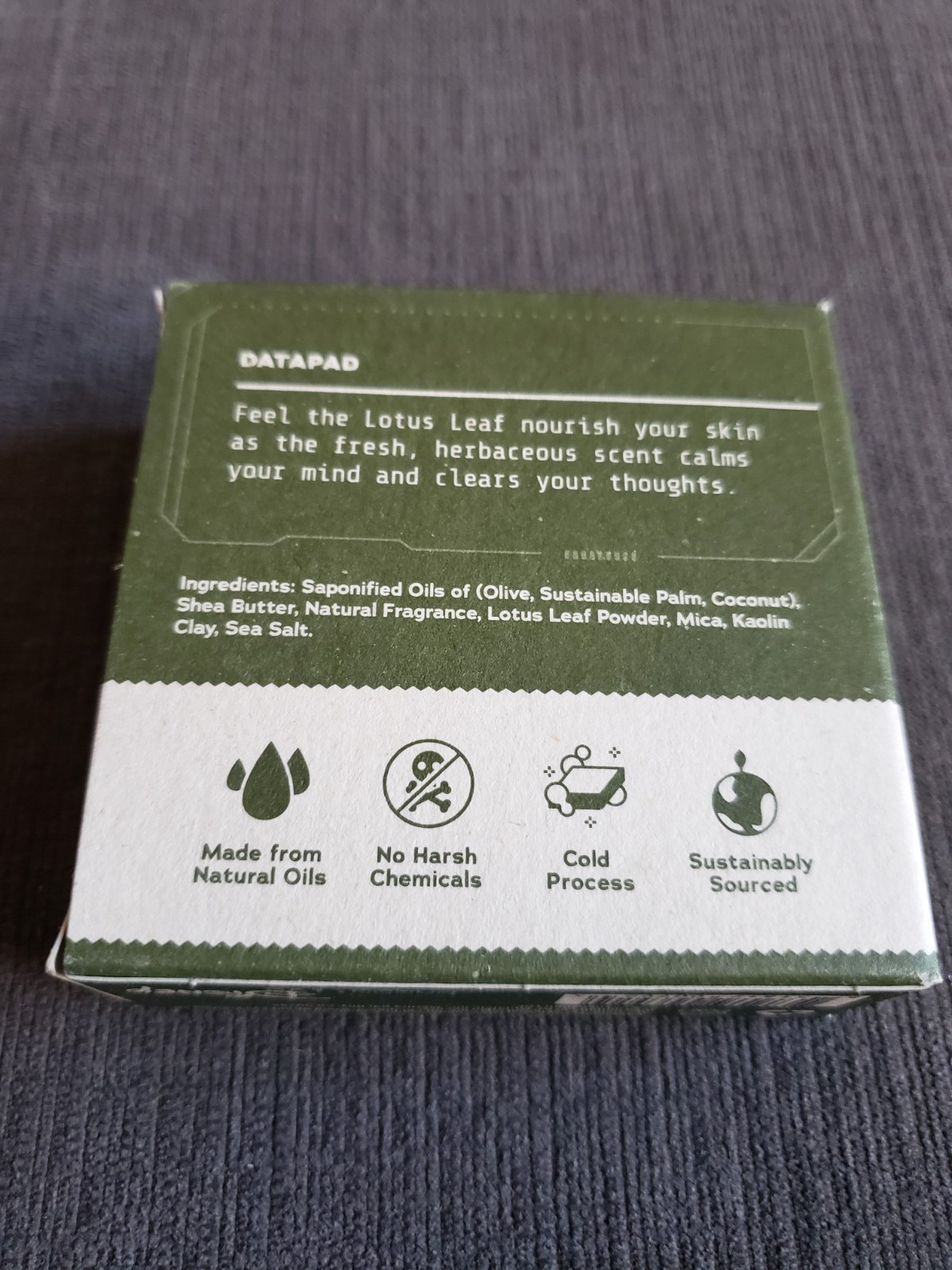 Dr. Squatch Star Wars Yoda Soap Bar 5oz ZERO GRIT – Lotus Leaf – BRAND NEW!