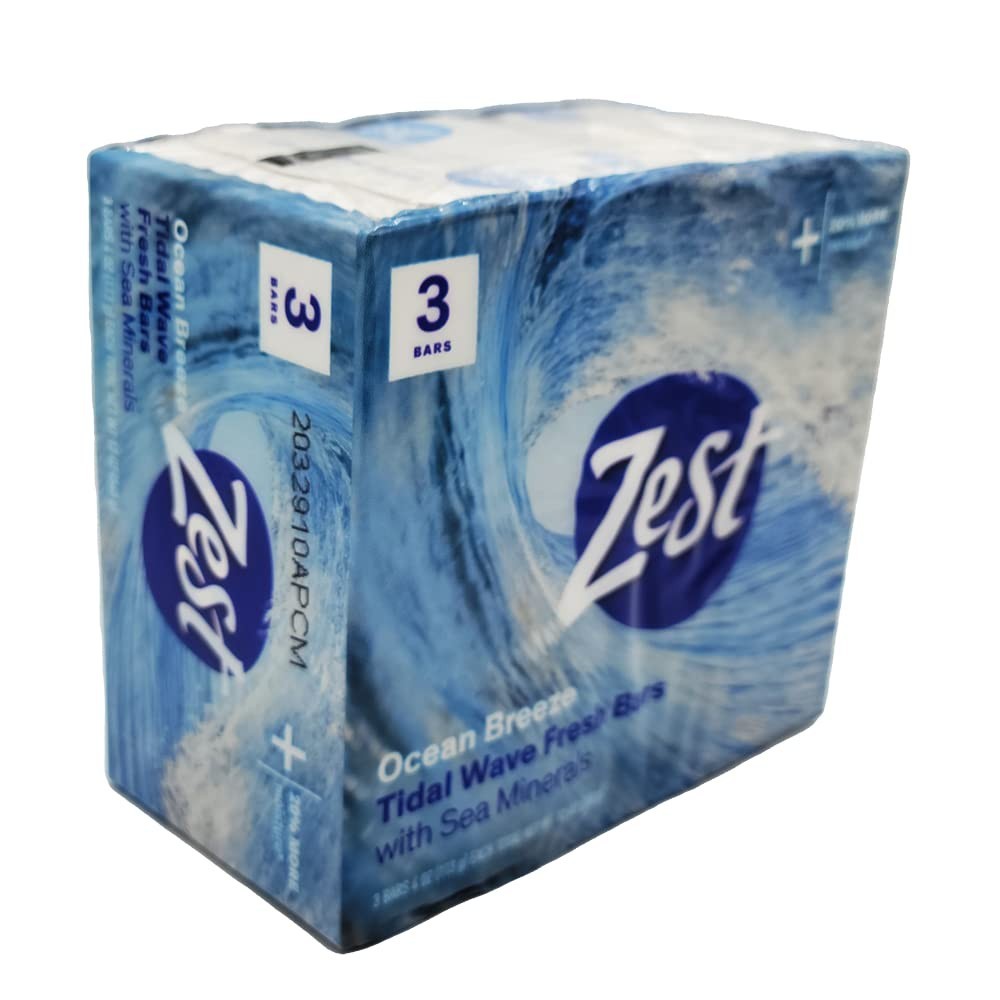 Ocean Breeze Bar Soap Trio – 12 oz, Gentle Smoothening for All Skin Types