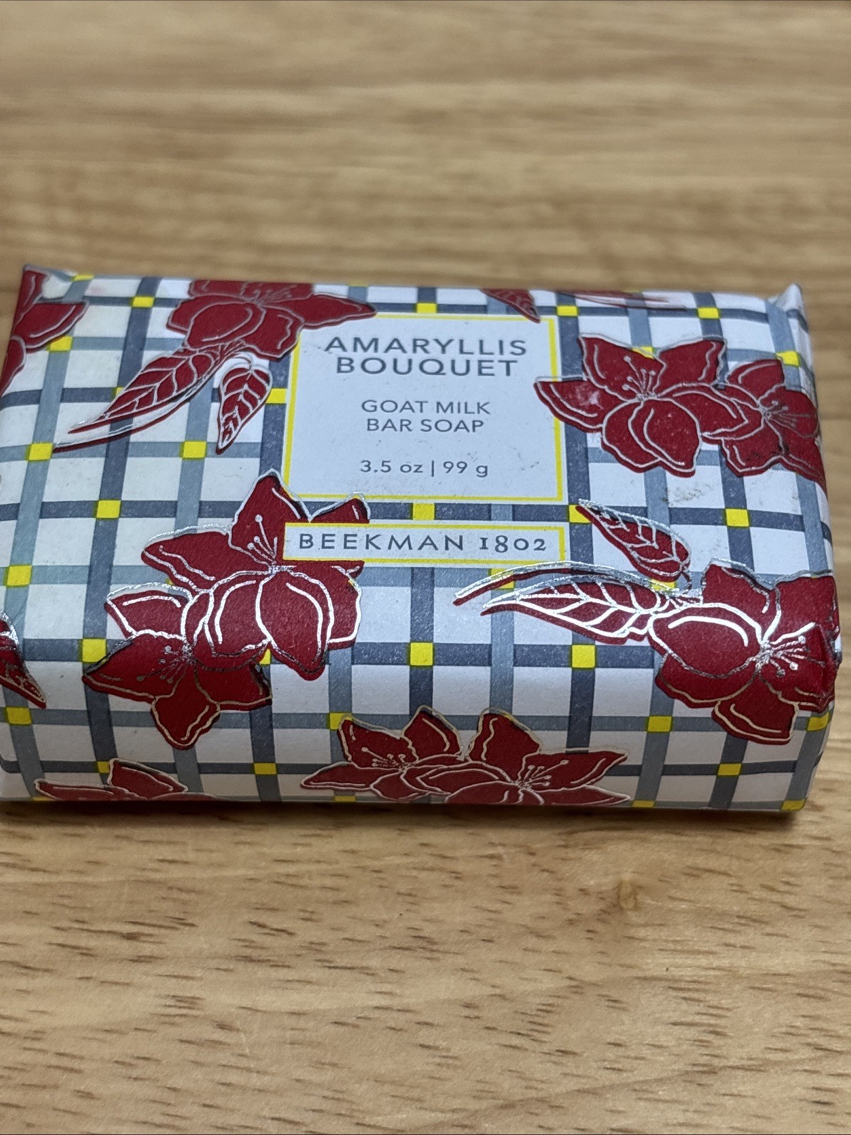 Beekman 1802 Amaryllis Bouquet Goat Milk Bar Soap 3.5 oz Cruelty-Free