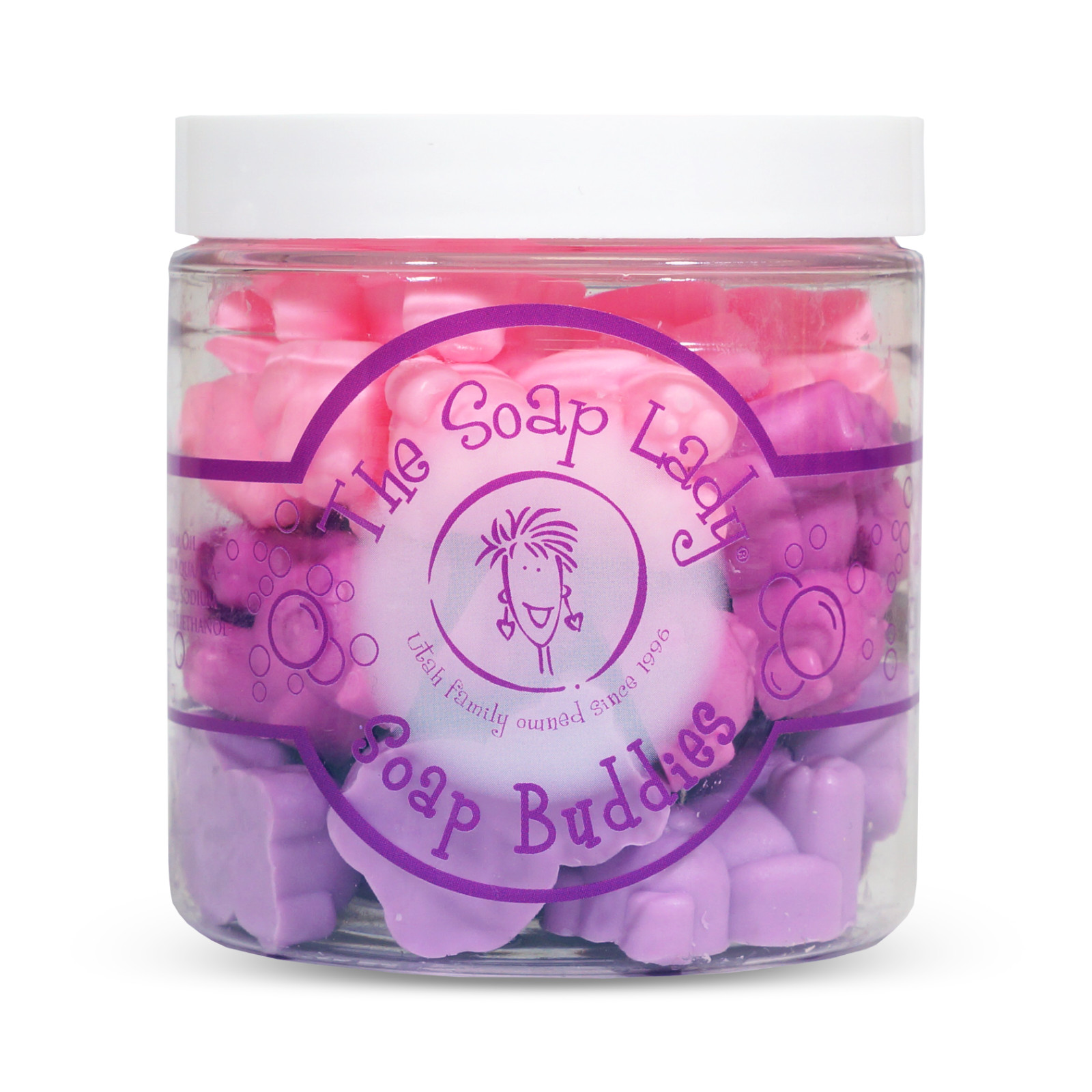 The Soap Lady Soap Buddies – Soap-On-The-Go – 5.5oz Jar