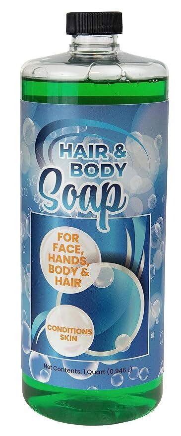 Hair & Body Soap Concentrated Conditions Skin For Dispensers Face Hotel 1 Quart