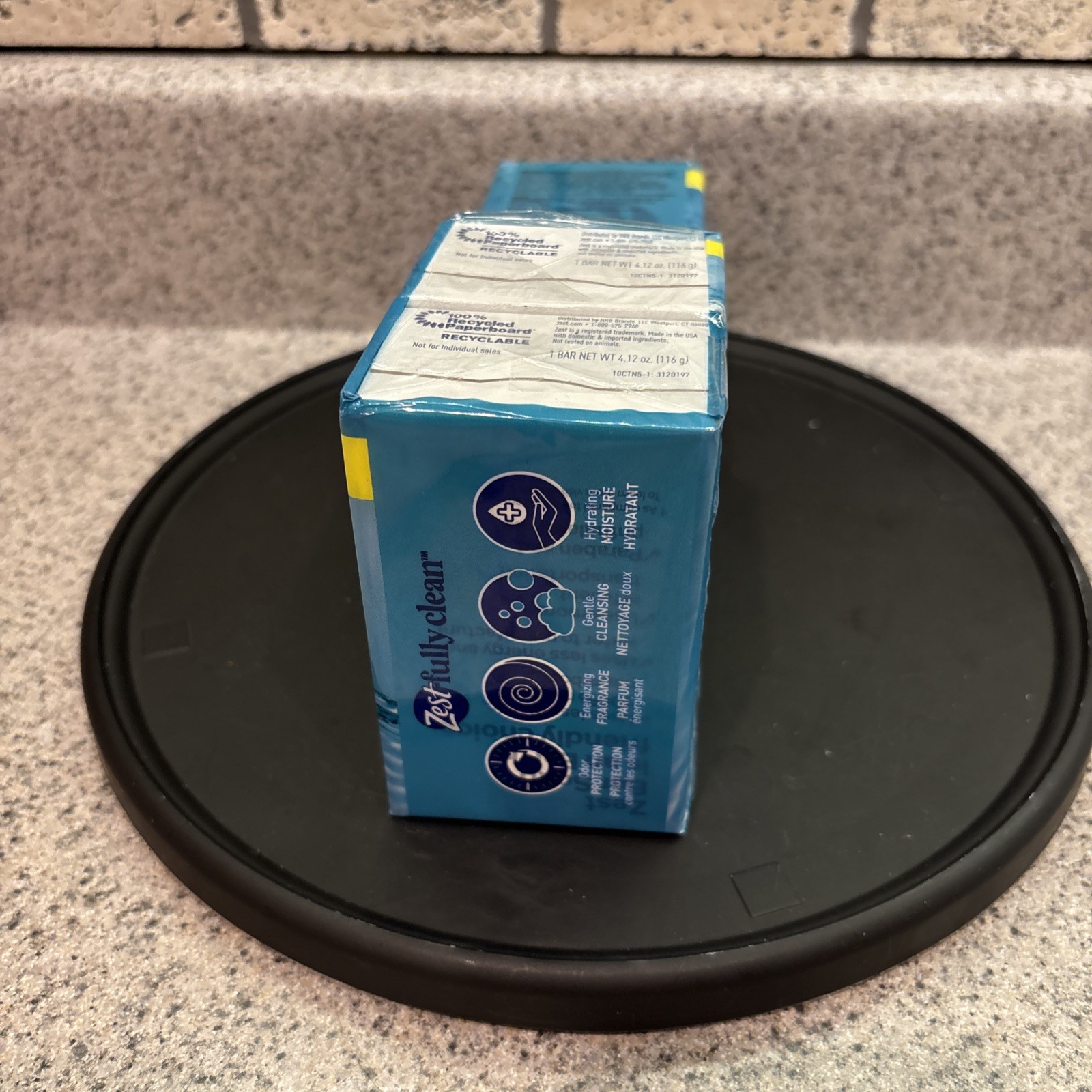 Zest Soap Refreshing Aqua Bath Bars 4.12 Ounce 2 Packs. 4 Bars.
