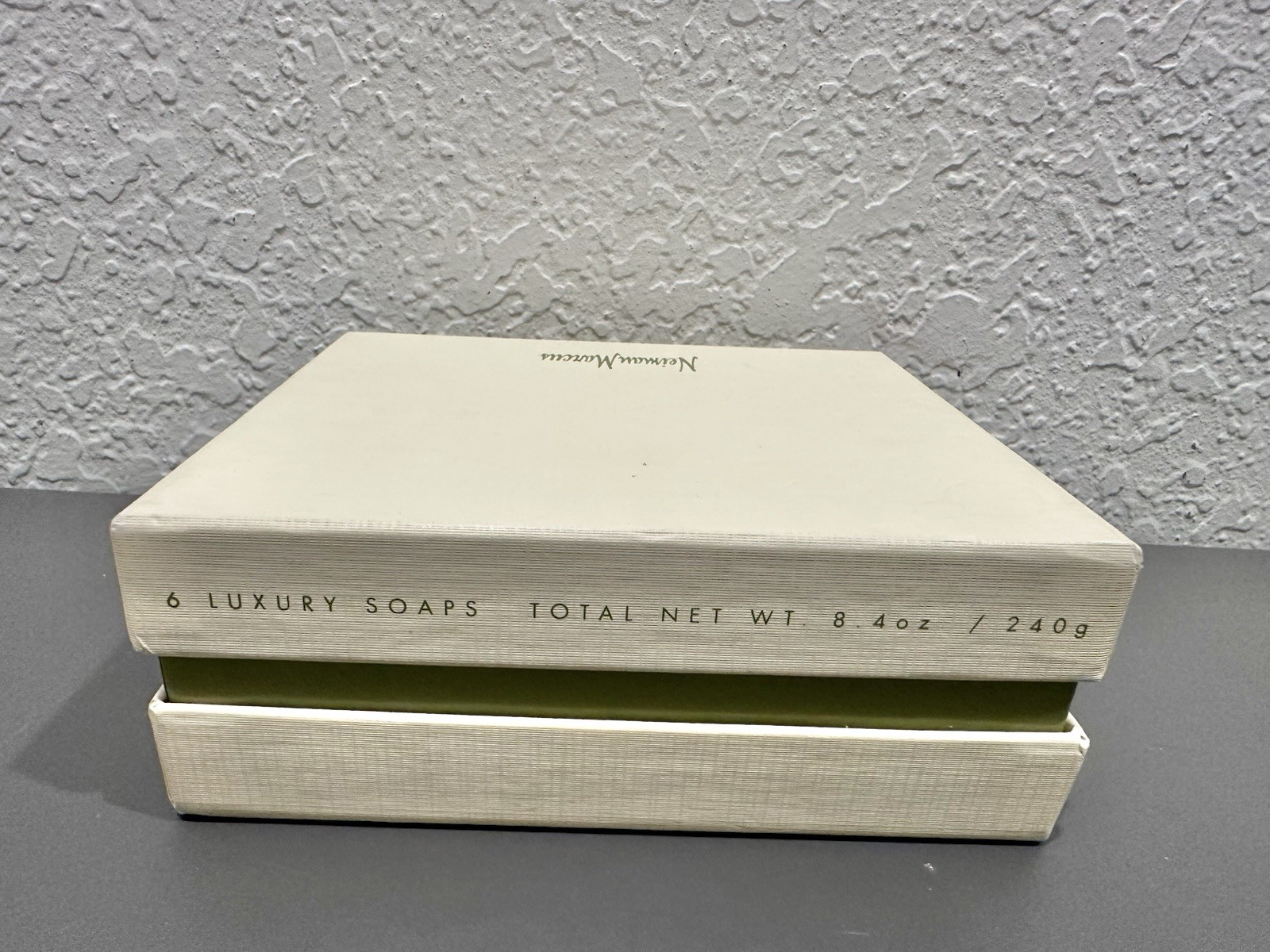 Vintage Neiman Marcus Verbena Guest Soap Box Set Of 6 Total 8.4 Oz/240 g READ