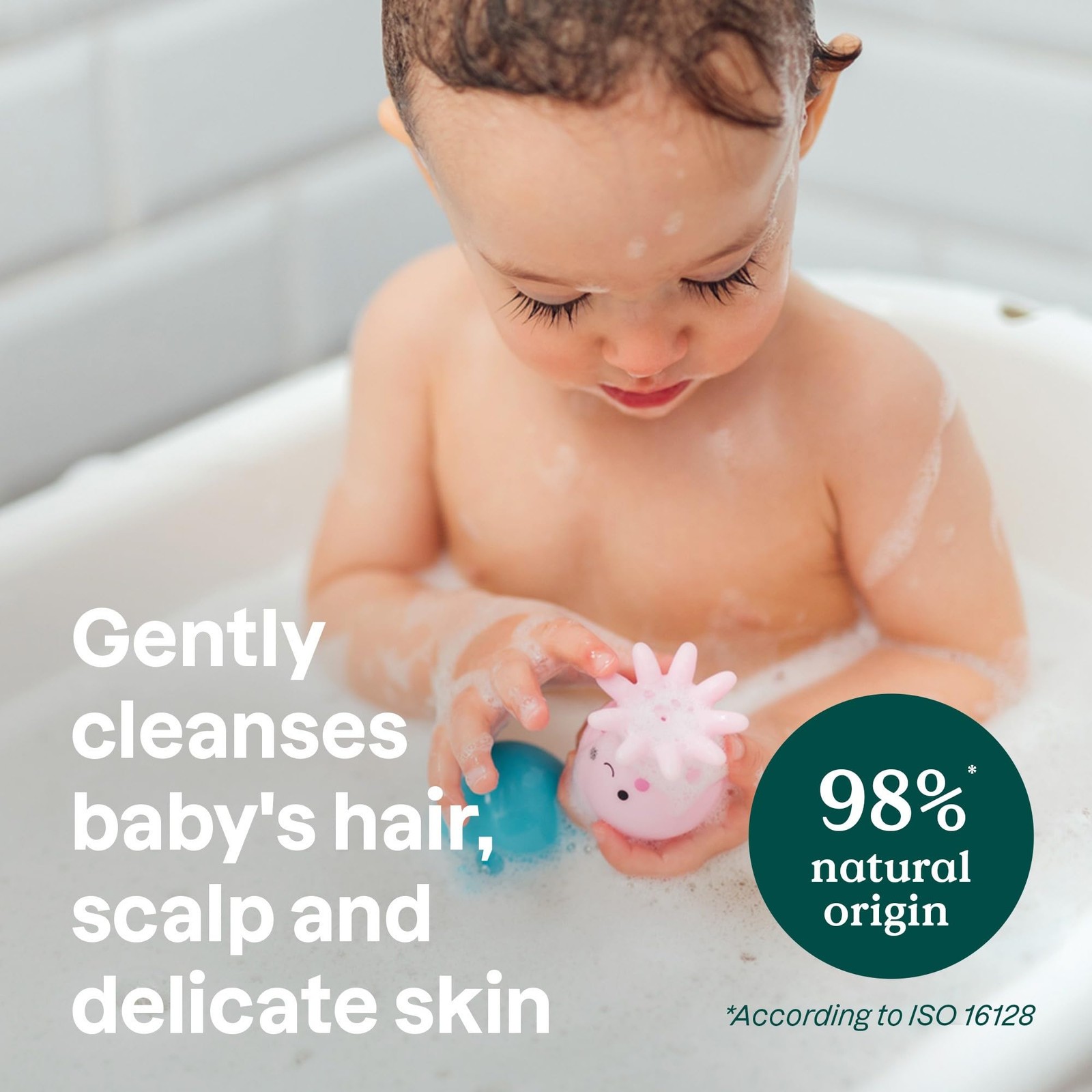 ATTITUDE 2-in-1 Hair and Body Foaming Baby Wash, EWG 10 Fl Oz (Pack of 1)