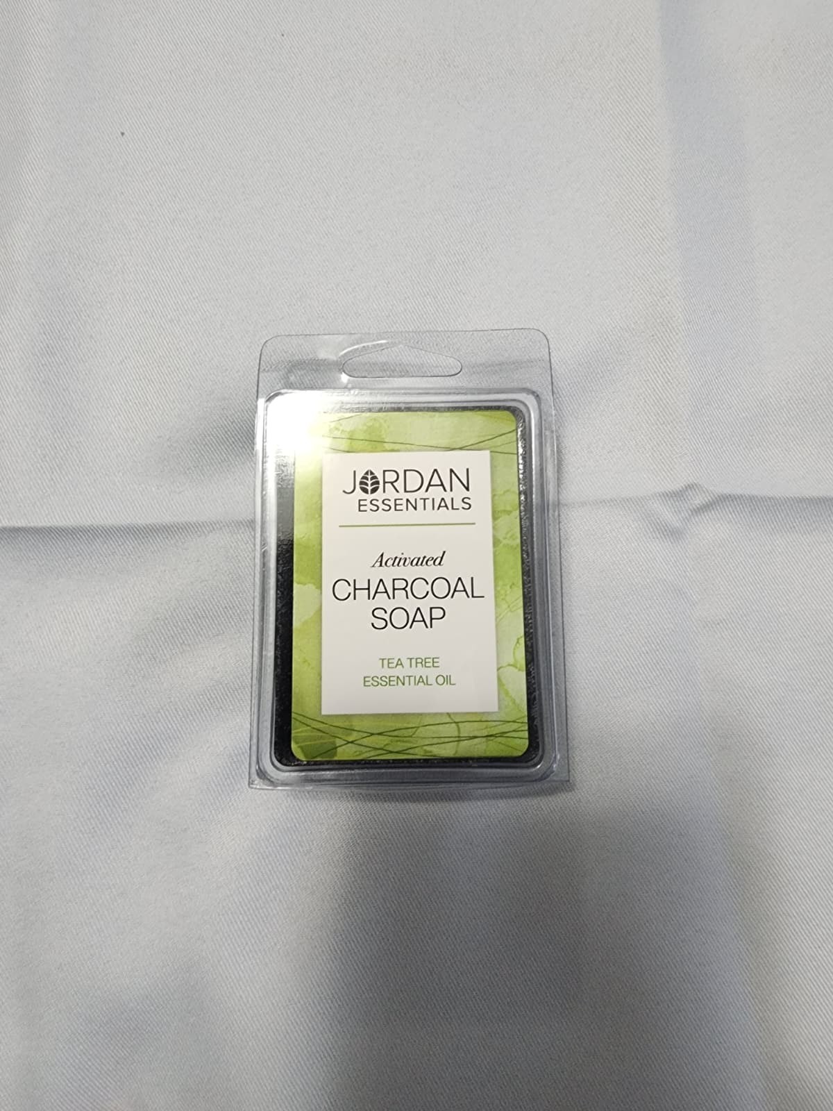 Jordan Essentials Activated Charcoal Soap with Tea Tree Essential Oil