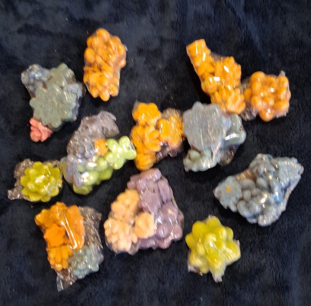 Handcrafted Succulent Shaped Soap Variety Lot 0.71 lb Mixed Scent Guest Soaps