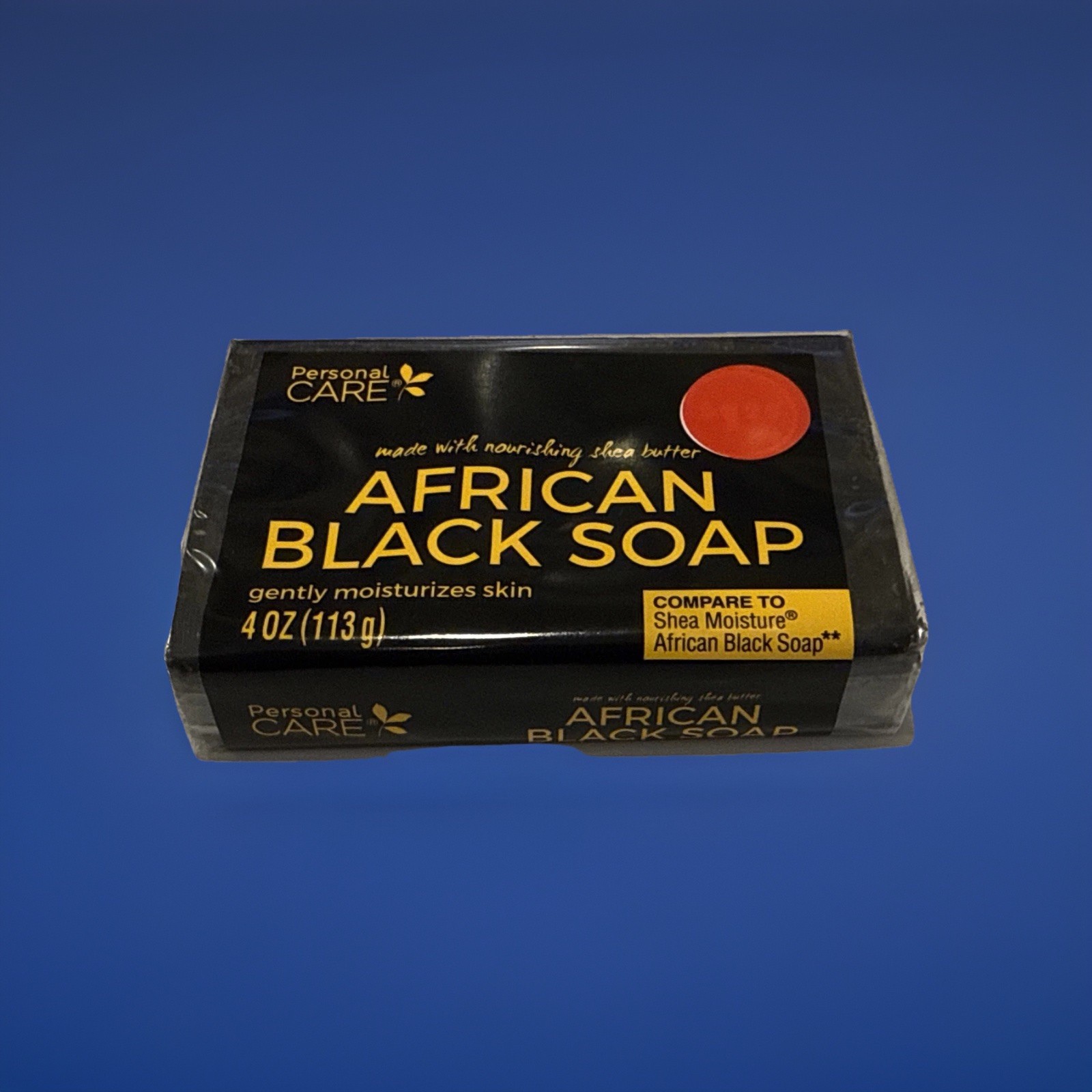 Personal Care AFRICAN BLACK SOAP Shea Butter & Skin Moisturizing, 4 Oz