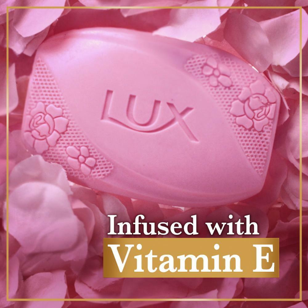 Lux Bathing Soap – Rose & Vitamin E Soft Glowing Skin Soap Bar 100 g – Free Ship