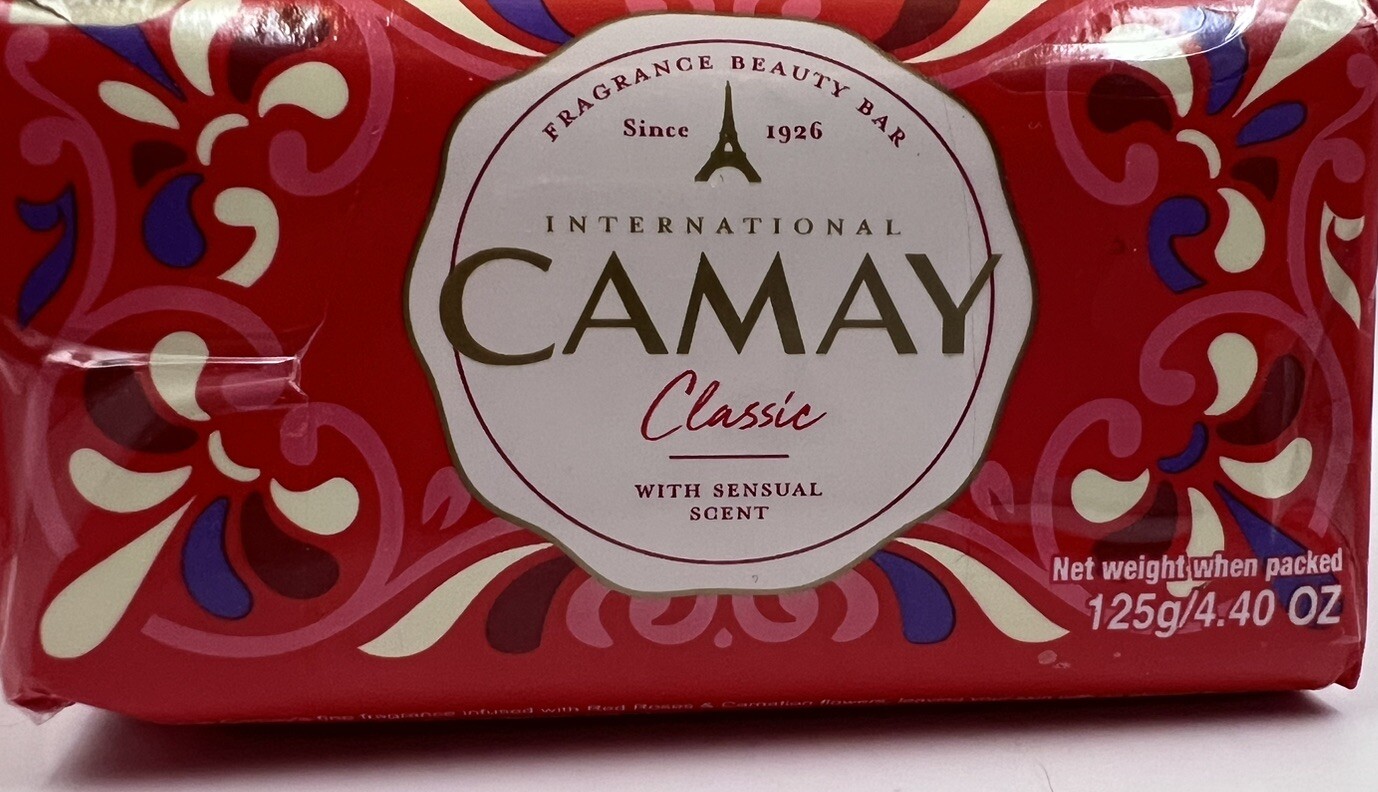 New Camay Classic Bar Soap Fragrance Beauty Bar Sensual Scent 3 Bars 4.4oz each