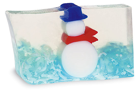 PRIMAL ELEMENTS SNOWY 6.0 OZ. VEGETABLE GLYCERIN BAR SOAP HANDMADE