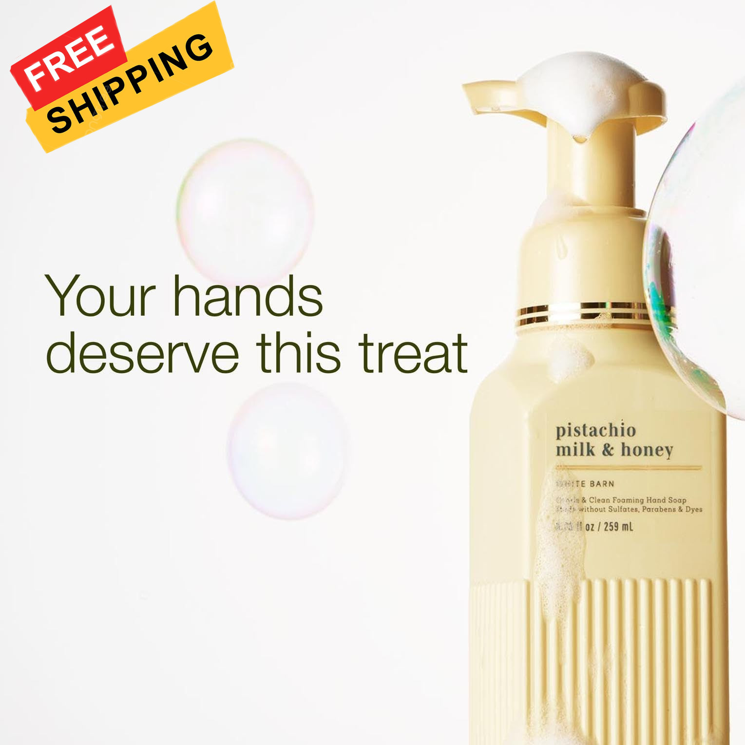 Bath & Body Works Gentle & Clean Foaming Hand Soap, 4.38 Fl Oz (Pack of 2)