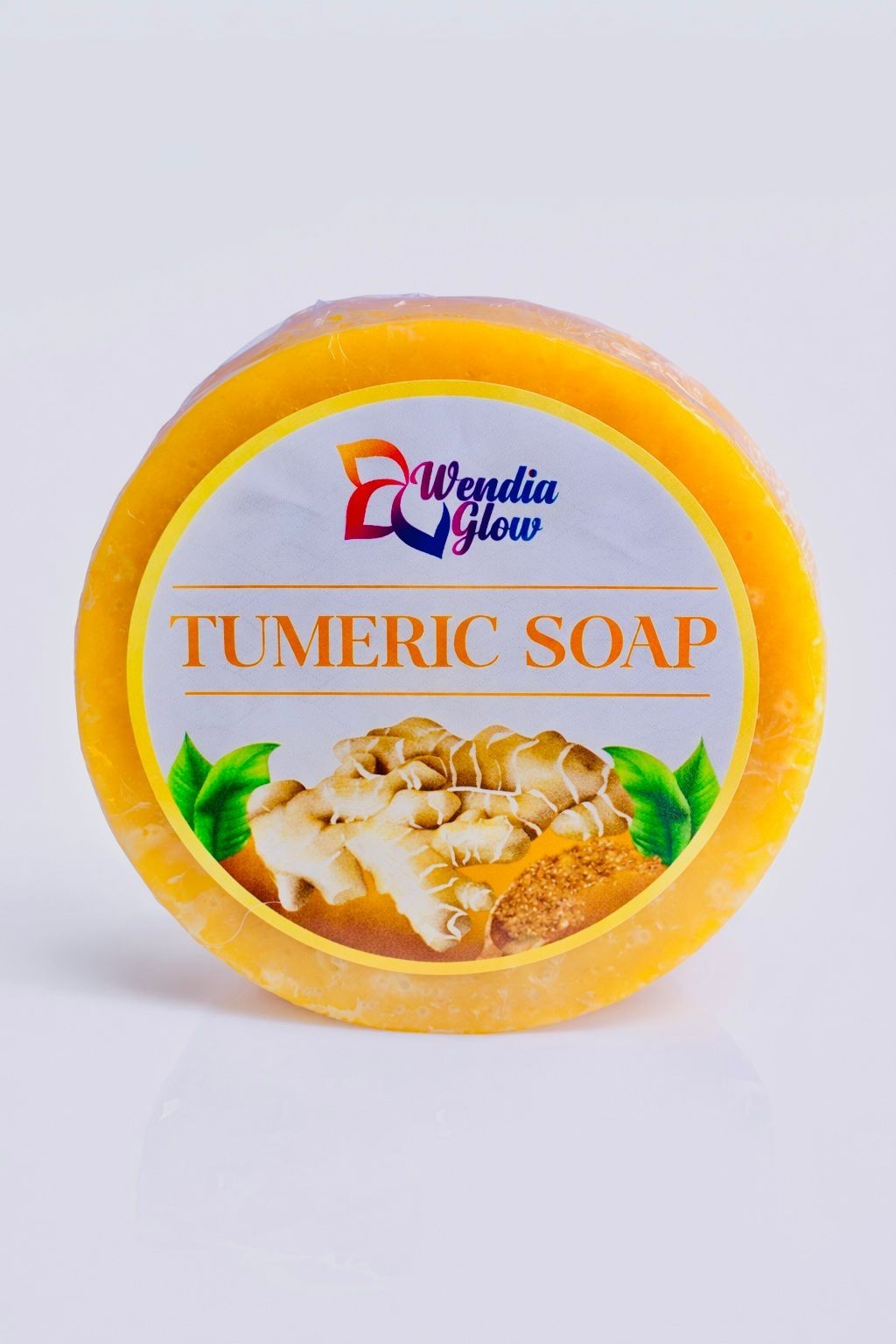Wendia Glow Turmeric Soap Bar for Body, Face & Hands