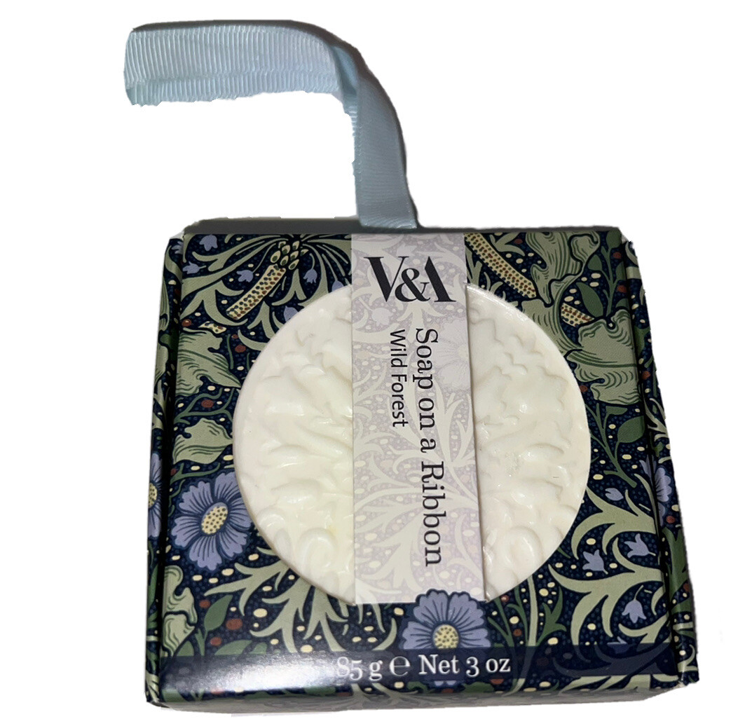 Wild & Wolf  V&A Soap On A Ribbon Wild Forest Beautiful Gift Ornament Idea