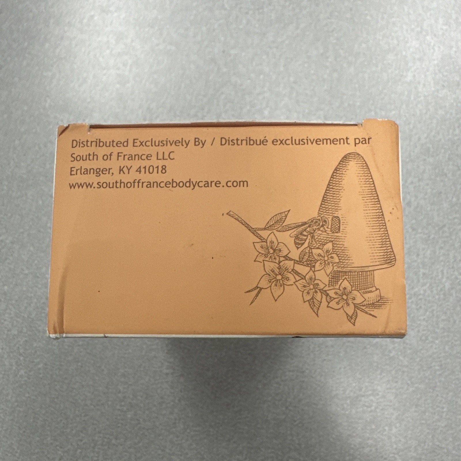 SOUTH OF FRANCE Orange Blossom Honey French Milled Oval Bar Soap 6 oz