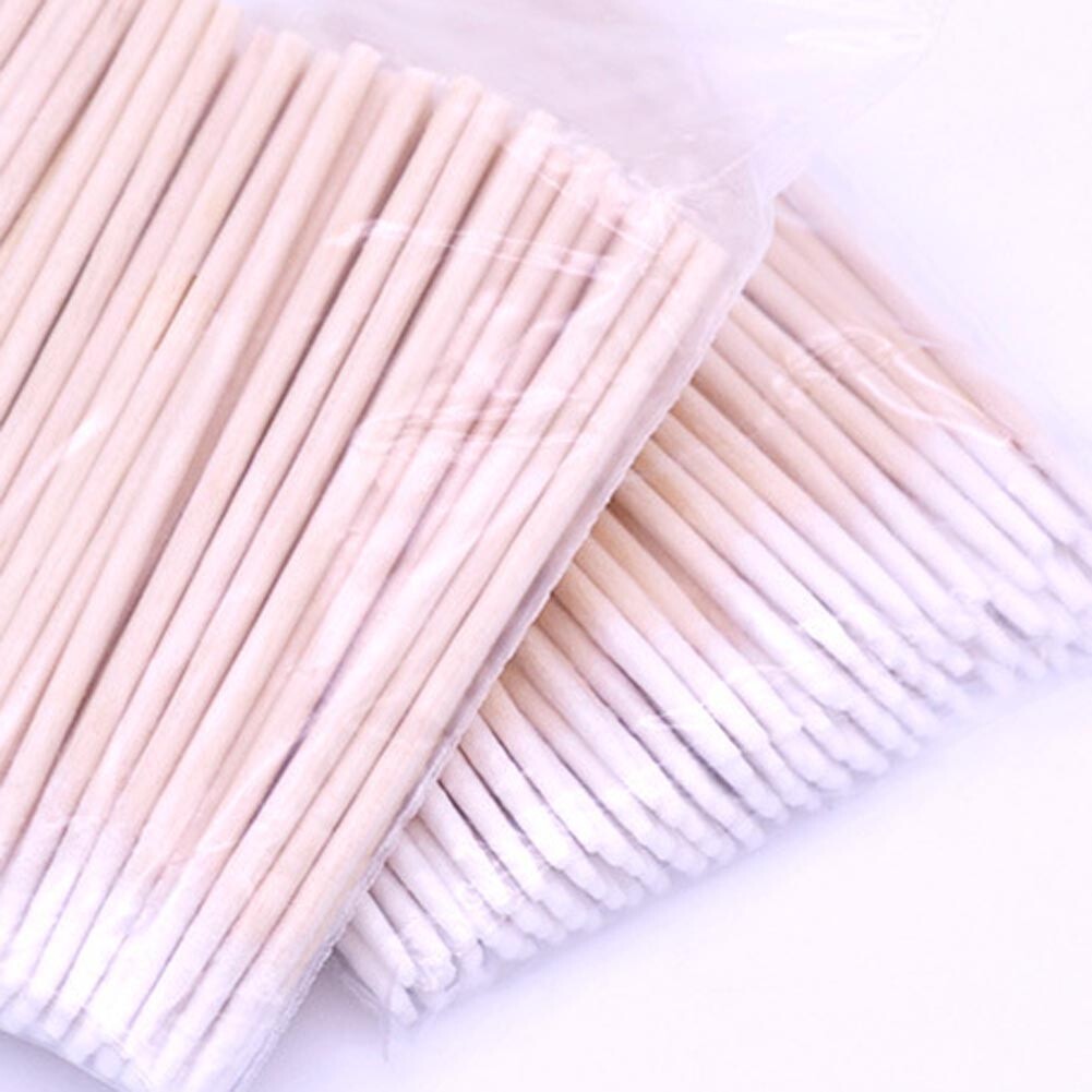 Cotton Swabs Pointed Swab Applicator Wooden Sticks Applicator 100PCS/Set