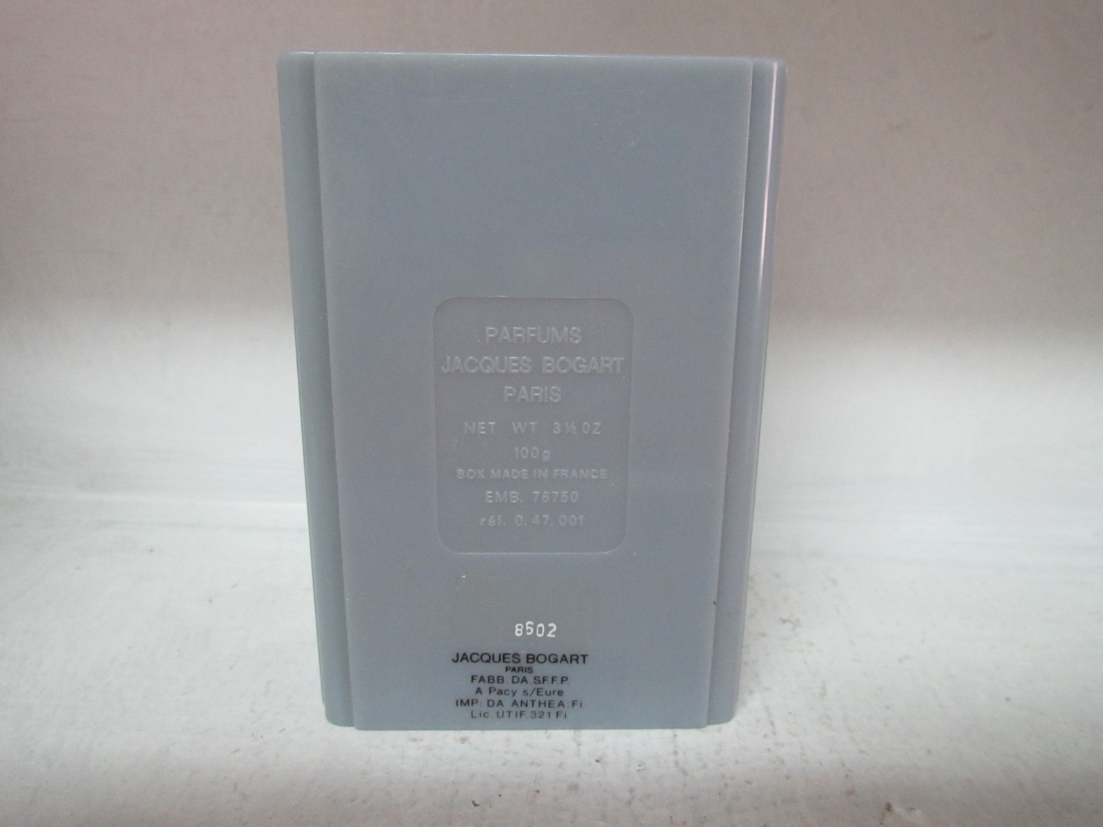 ONE MAN SHOW SOAP WITH DISH BY JACQUES BOGART 3 1/2 OZ/100 G FOR MEN