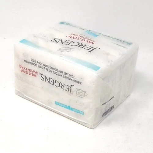 Jergens Mild Soap, 3 Bars/pk, 3 Total Bars, Sodium Tallowate 3oz EA
