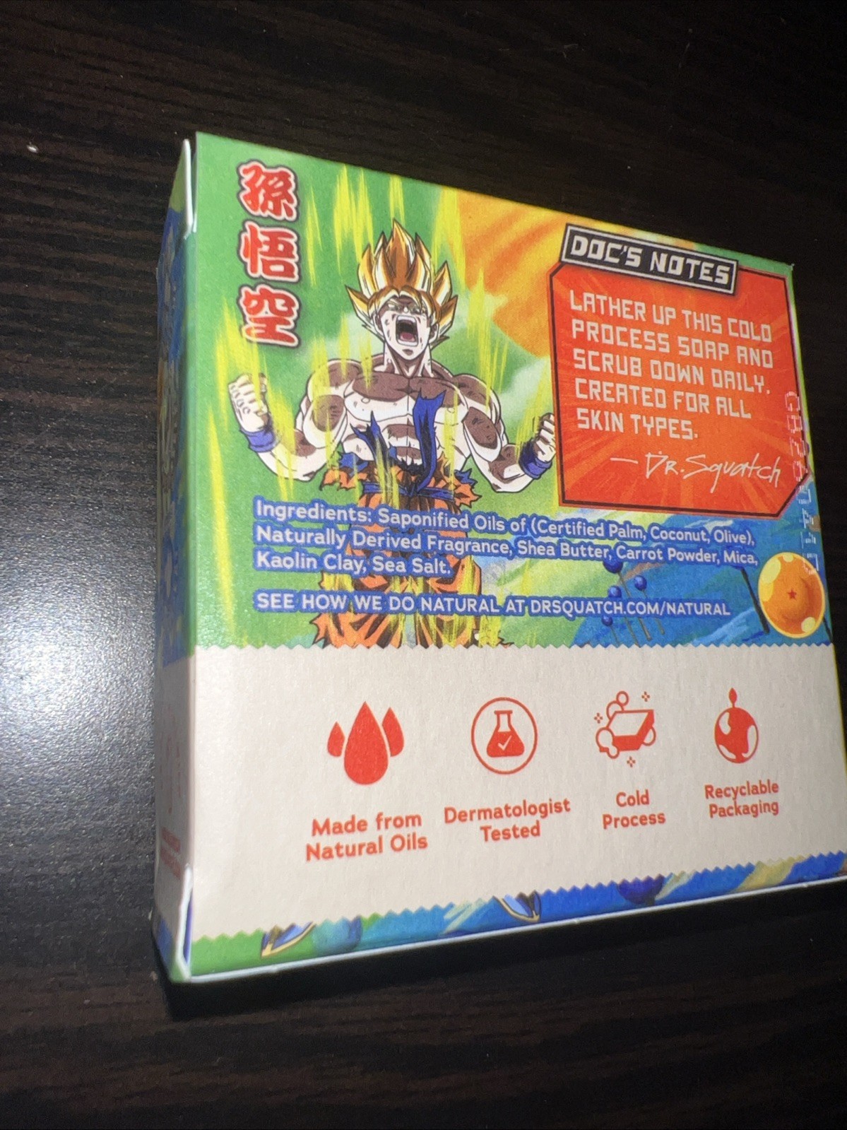 Dragon Ball Z Super Saiyan Surge Soap 5oz . Dr Squash