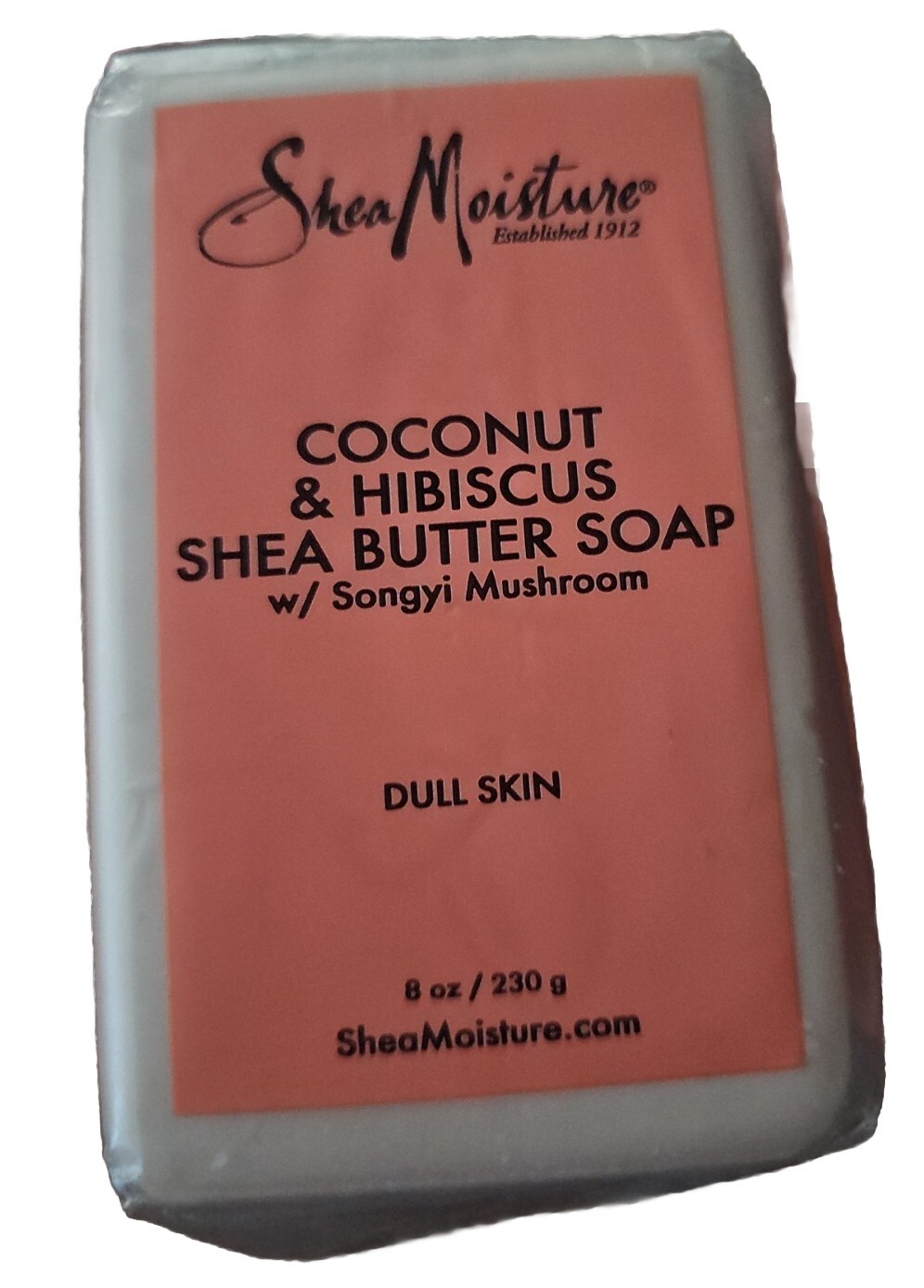 Shea Moisture Coconut & Hibiscus Shea Butter Soap W/ Songyi Mushroom 8oz Bar