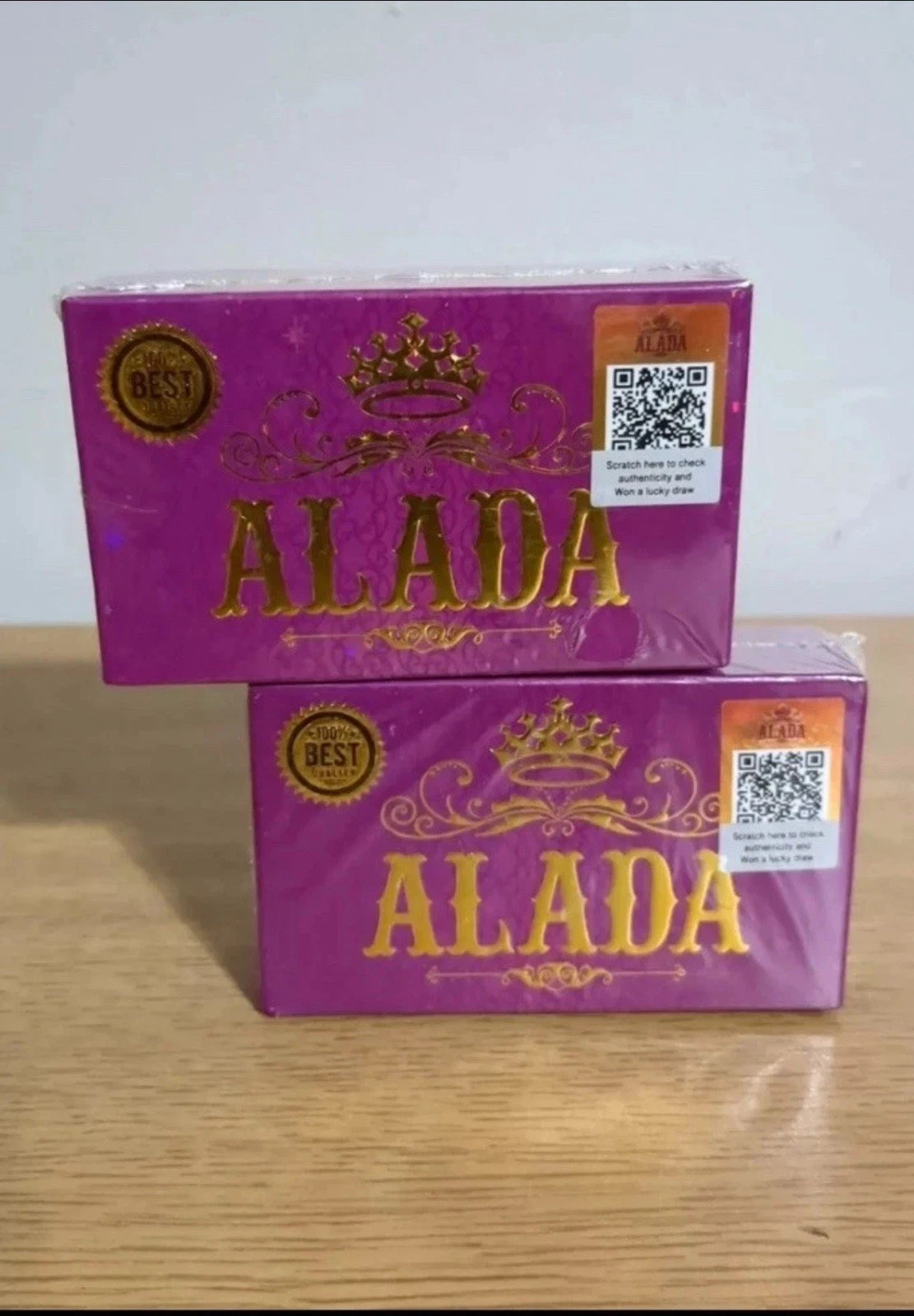 3X Alada Whitening Soap Naturally Brightening Natural Extract Face & Body 160g