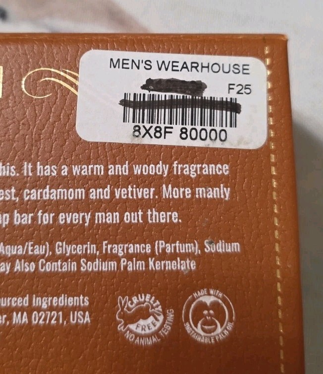San Francisco Soap Company Spiced Tobacco Fragrance Man BarSTB7820MEN’SWEARHOUSE