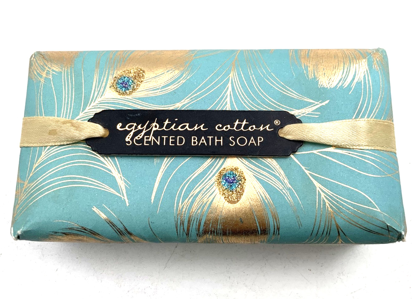 Vintage Peacock Egyptian Cotton Scented Bath Soap Soap, Art Deco