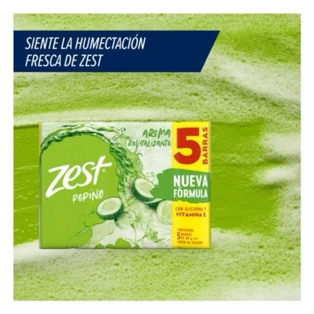 10 JABONES ZEST PEPINO (90g) – 10 ZEST SOAPS 🇲🇽