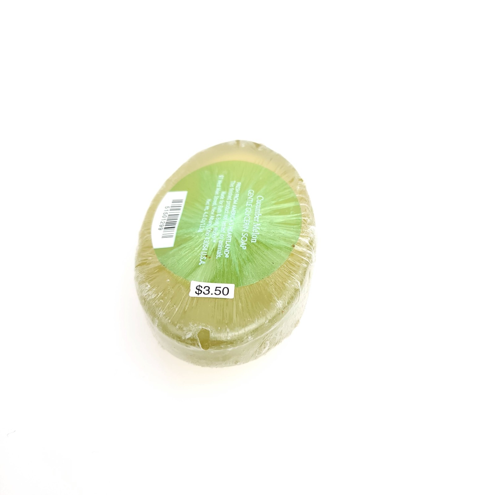 Bath Body Works Cucumber Melon Gently Glycerin Soap Fresh Am Skin USA Seller