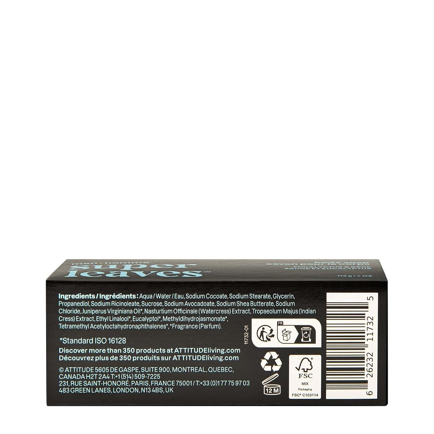 Eco-Friendly Men’s Bar Soap – Eucalyptus & Sage Aroma, Infused with Avocado Oil