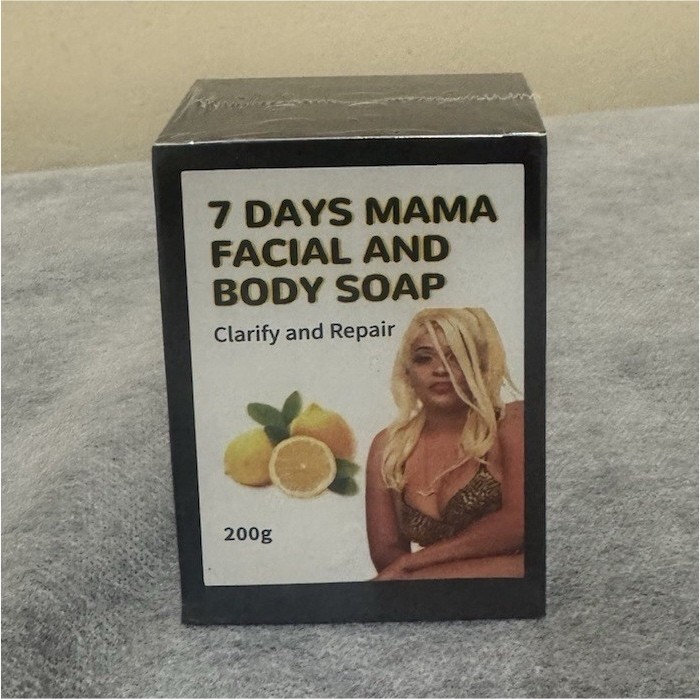 Mama Beauty Facial & Body Soap 200g Clarify Repair Deep-Cleansing Lemon Scent